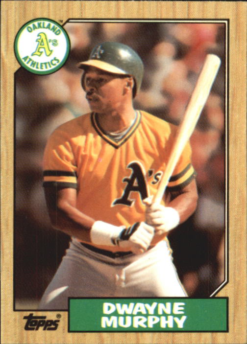 1987 Topps Tiffany #743 Dwayne Murphy