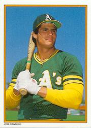 1987 Topps Glossy Send-Ins #59 Jose Canseco