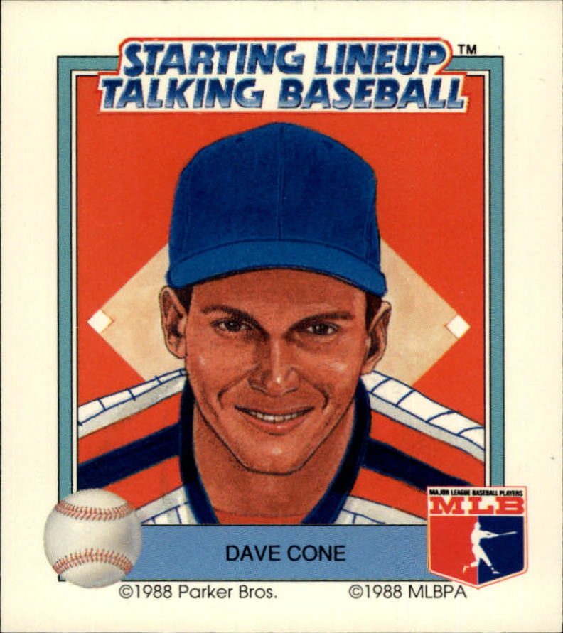 1988 Starting Lineup Mets #4 Dave Cone/(David)