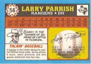1988 Topps UK Minis #56 Larry Parrish back image