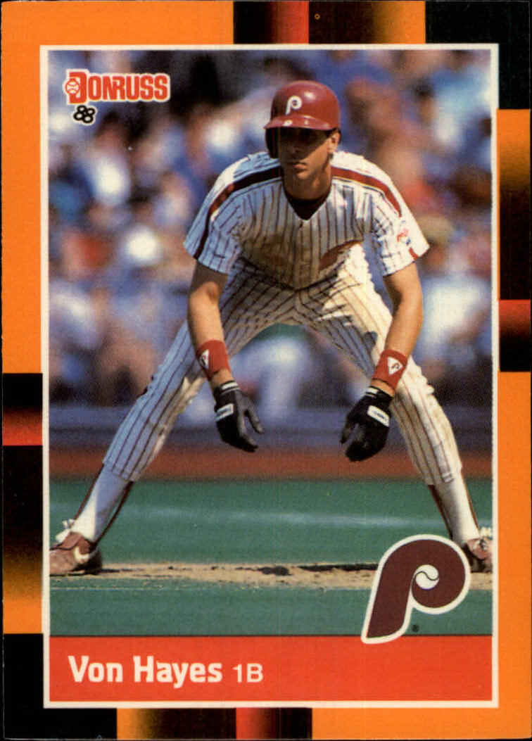 1988 Donruss Baseball's Best #128 Von Hayes