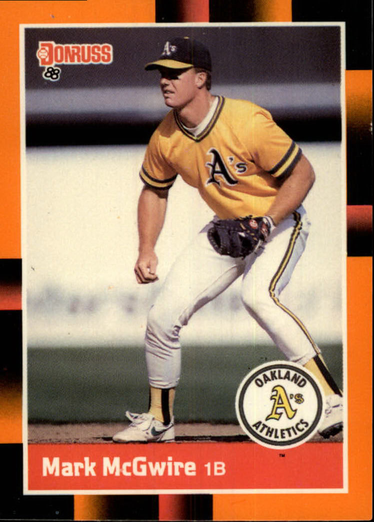 1988 Donruss Baseball s Best 169 Mark McGwire NM MT