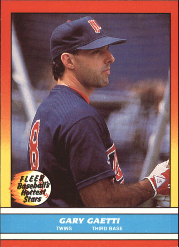 1989 Fleer #110 Gary Gaetti - NM-MT