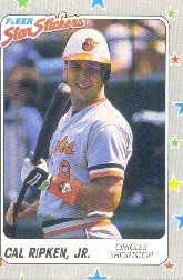 1988 Fleer Star Stickers Baseball "Main Set" Base Cards