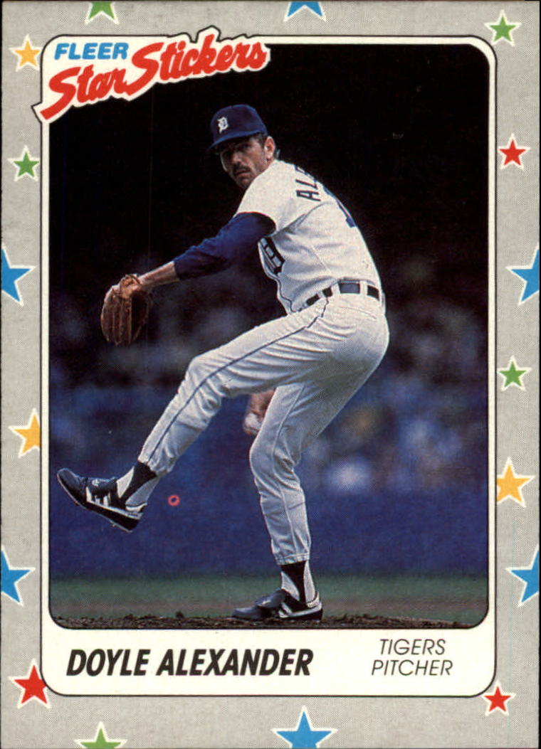 1988 Fleer Star Stickers Baseball "Main Set" Base Cards