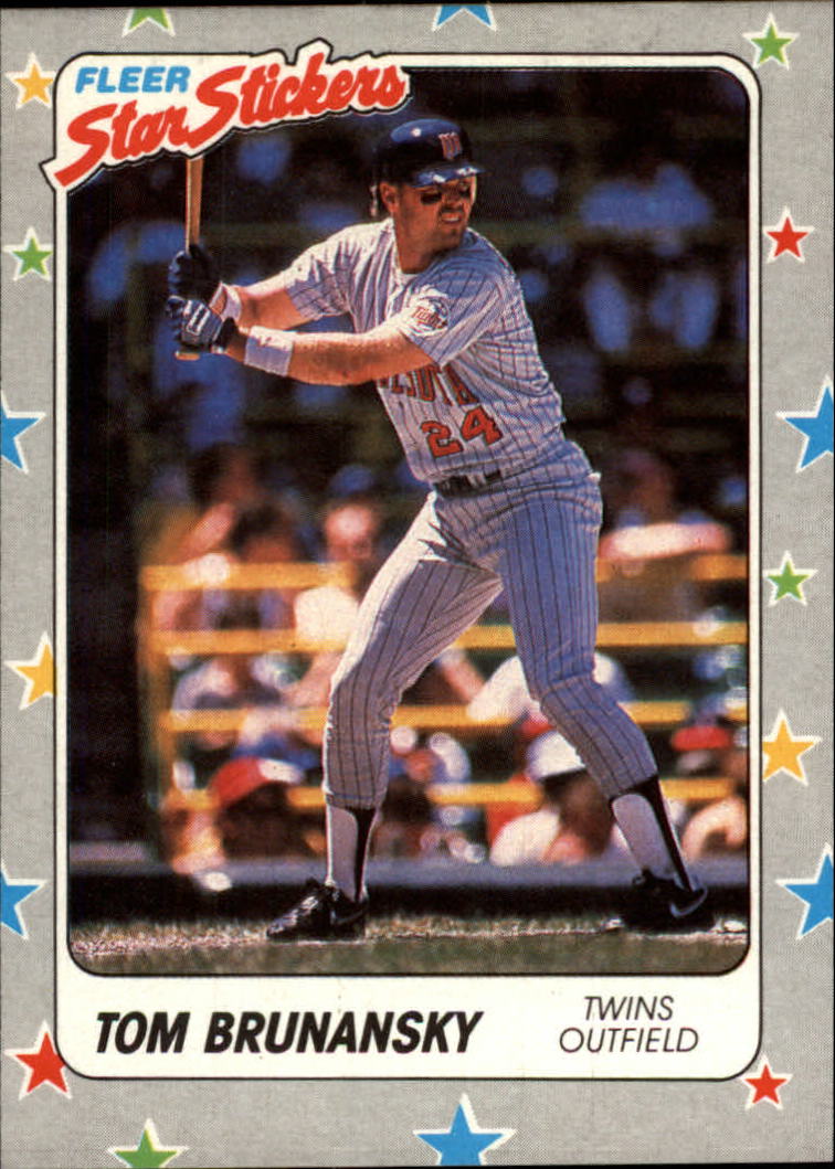 1988 Fleer Star Stickers Baseball "Main Set" Base Cards