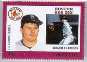 1988 Grenada Baseball Stamps #47 Roger Clemens