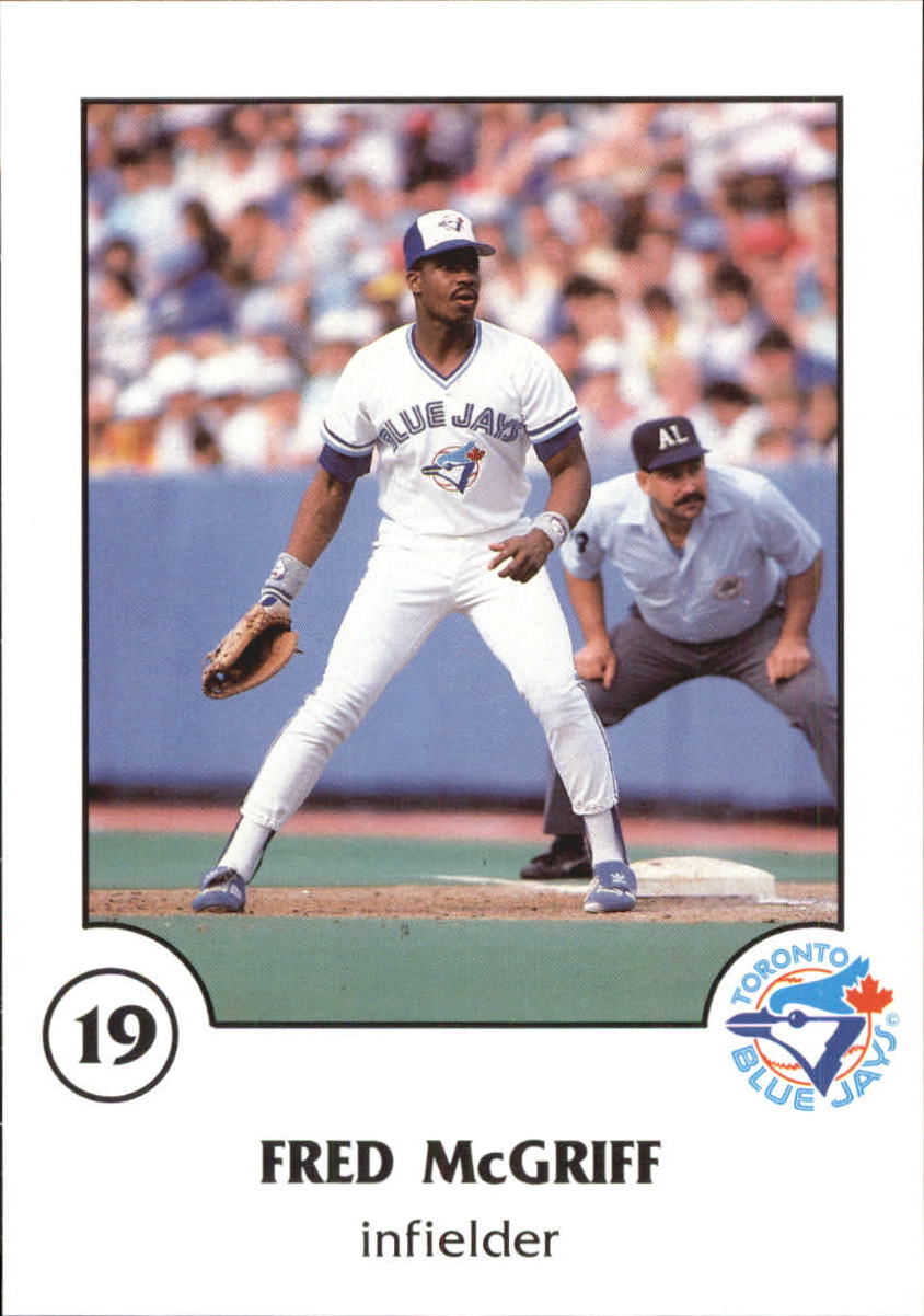 1988 Blue Jays Fire Safety #21 Fred McGriff