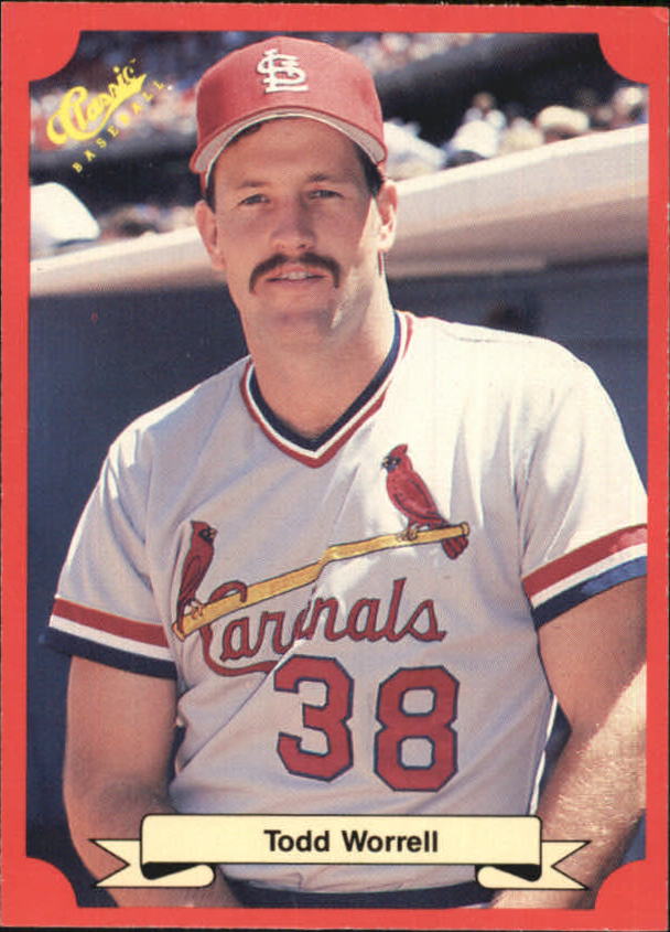1988 Classic Red #181 Todd Worrell