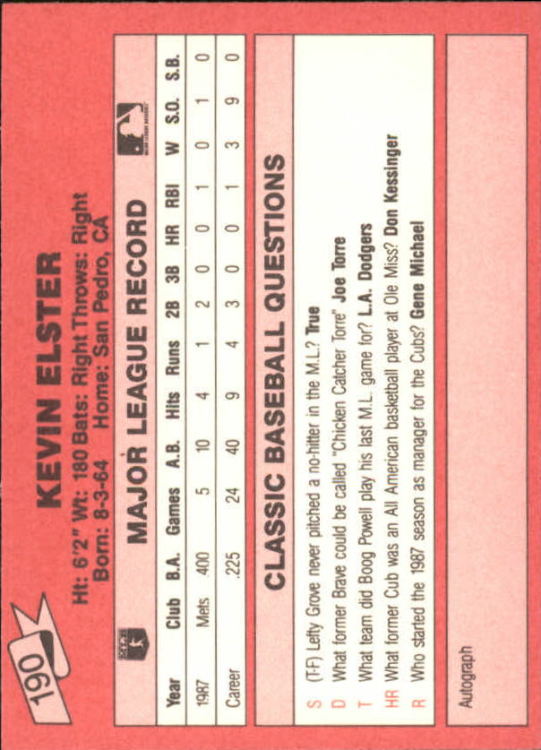 B1872- 1988 Klassisch Rot Baseball Card # S 151-200 -du Pick- 15 + Free US - Bild 75 von 89