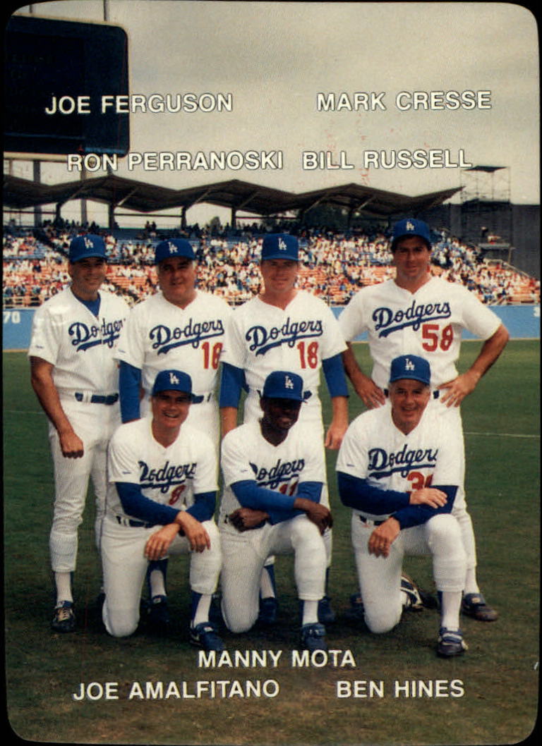 Los Angeles Dodgers Pedro Guerrero #28 during a game against the