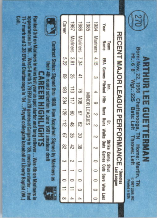 thumbnail 45  - 1988 Donruss Baseball Cards 249-496 Pick From List
