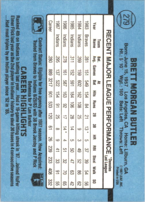 thumbnail 63  - 1988 Donruss Baseball Cards 249-496 Pick From List