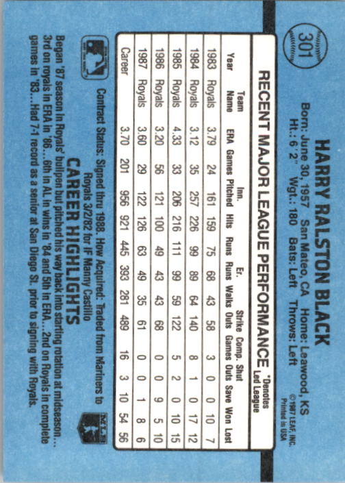 thumbnail 107  - 1988 Donruss Baseball Cards 249-496 Pick From List