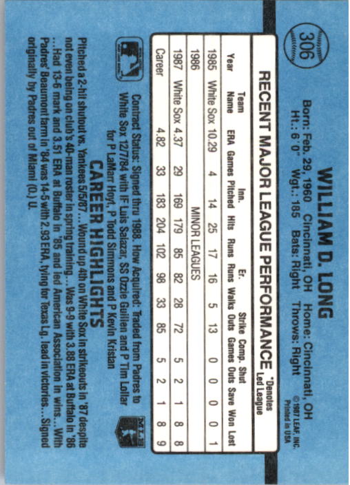 thumbnail 117  - 1988 Donruss Baseball Cards 249-496 Pick From List