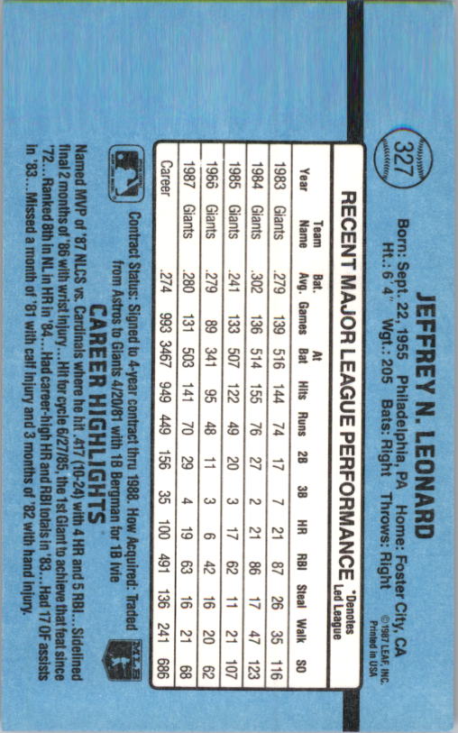 thumbnail 159  - 1988 Donruss Baseball Cards 249-496 Pick From List