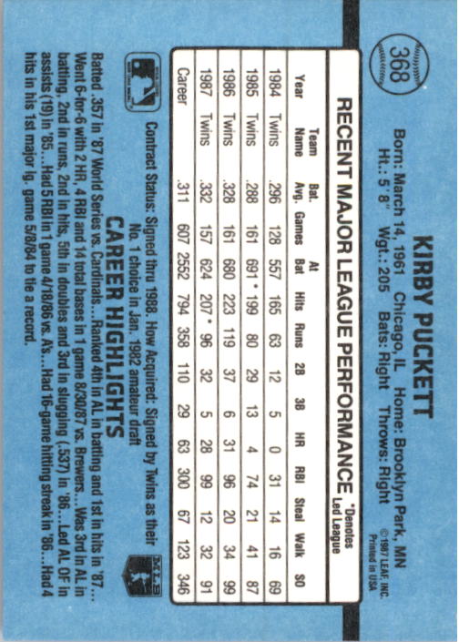 thumbnail 237  - 1988 Donruss Baseball Cards 249-496 Pick From List