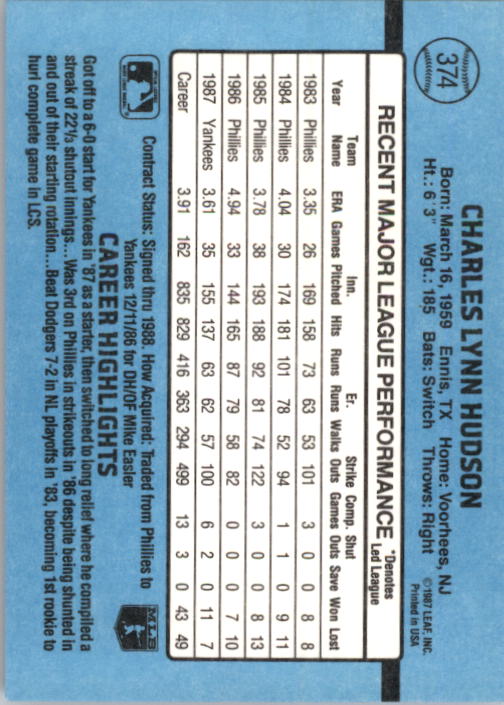 thumbnail 245  - 1988 Donruss Baseball Cards 249-496 Pick From List