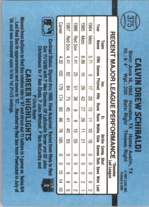thumbnail 247  - 1988 Donruss Baseball Cards 249-496 Pick From List