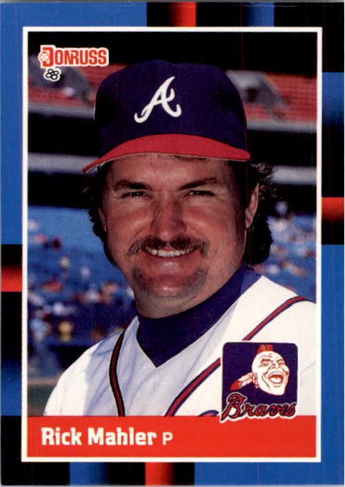 1982 Atlanta Braves Rick Mahler Police Card