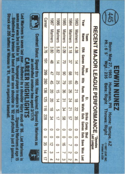thumbnail 381  - 1988 Donruss Baseball Cards 249-496 Pick From List