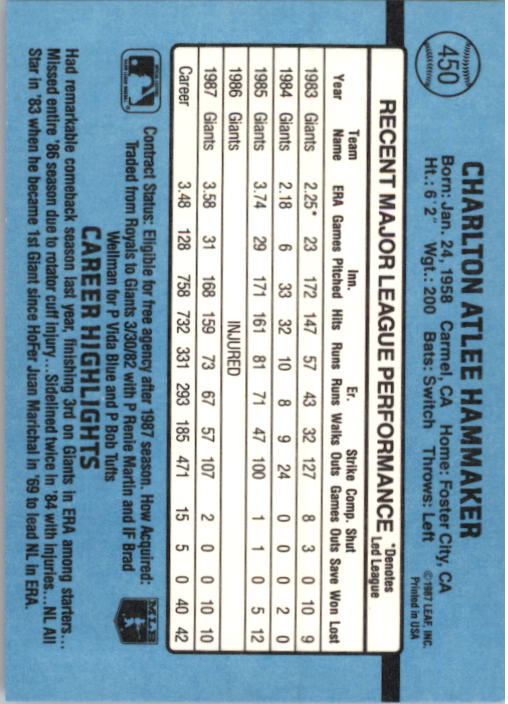 thumbnail 391  - 1988 Donruss Baseball Cards 249-496 Pick From List