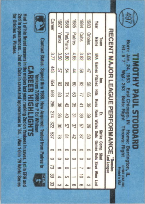 B2120- 1988 Donruss Baseball Cards 501-660 +Inserts -You Pick- 15+ FREE US SHIP - Picture 3 of 378