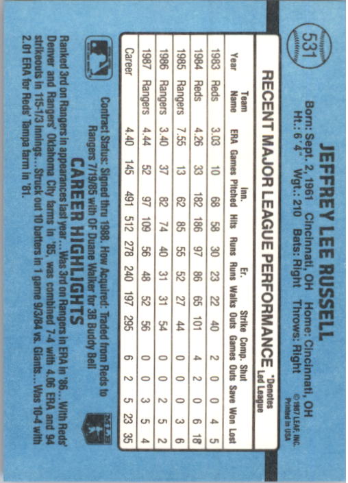 B2120- 1988 Donruss Baseball Cards 501-660 +Inserts -You Pick- 15+ FREE US SHIP - Picture 71 of 378