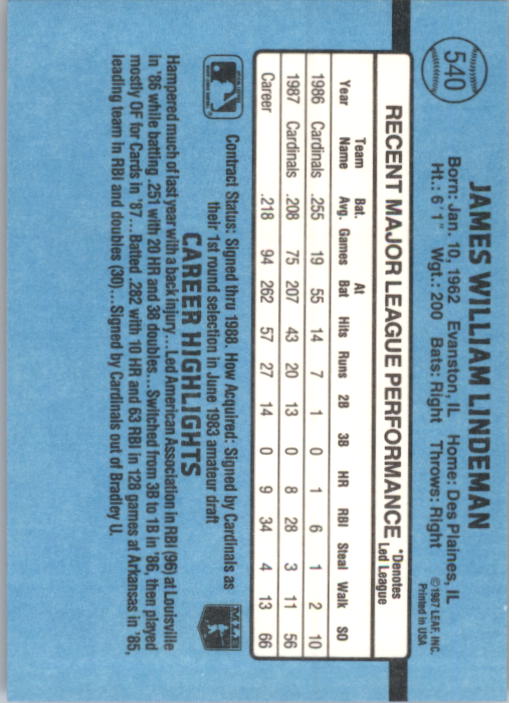 B2120- 1988 Donruss Baseball Cards 501-660 +Inserts -You Pick- 15+ FREE US SHIP - Picture 89 of 378