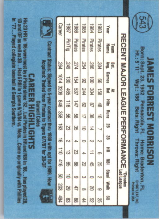 B2120- 1988 Donruss Baseball Cards 501-660 +Inserts -You Pick- 15+ FREE US SHIP - Picture 95 of 378