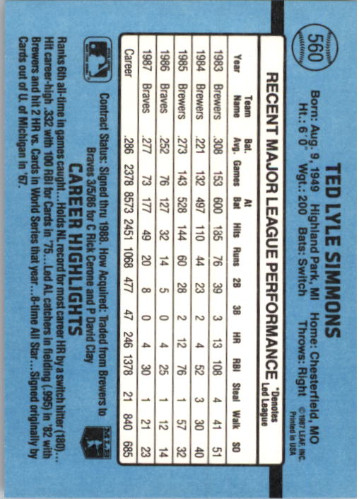 B2120- 1988 Donruss Baseball Cards 501-660 +Inserts -You Pick- 15+ FREE US SHIP - Picture 131 of 378