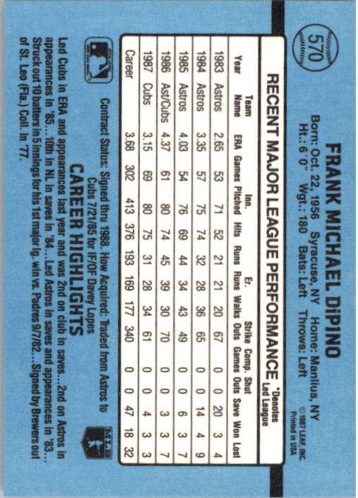 B2120- 1988 Donruss Baseball Cards 501-660 +Inserts -You Pick- 15+ FREE US SHIP - Picture 151 of 378