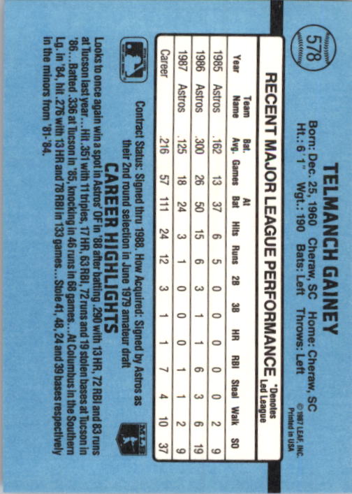 B2120- 1988 Donruss Baseball Cards 501-660 +Inserts -You Pick- 15+ FREE US SHIP - Picture 167 of 378