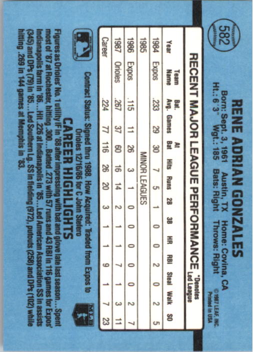 B2120- 1988 Donruss Baseball Cards 501-660 +Inserts -You Pick- 15+ FREE US SHIP - Picture 175 of 378