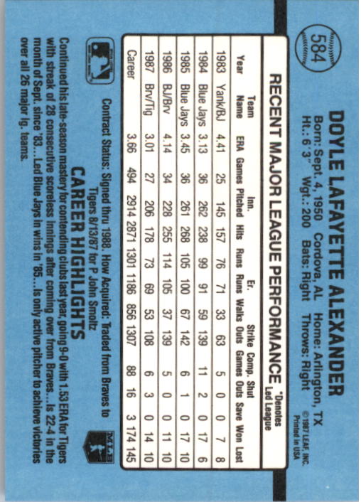 B2120- 1988 Donruss Baseball Cards 501-660 +Inserts -You Pick- 15+ FREE US SHIP - Picture 179 of 378