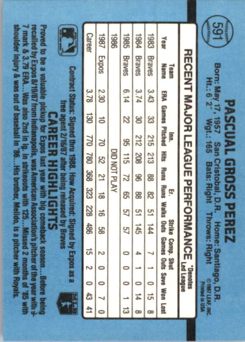 B2120- 1988 Donruss Baseball Cards 501-660 +Inserts -You Pick- 15+ FREE US SHIP - Picture 193 of 378