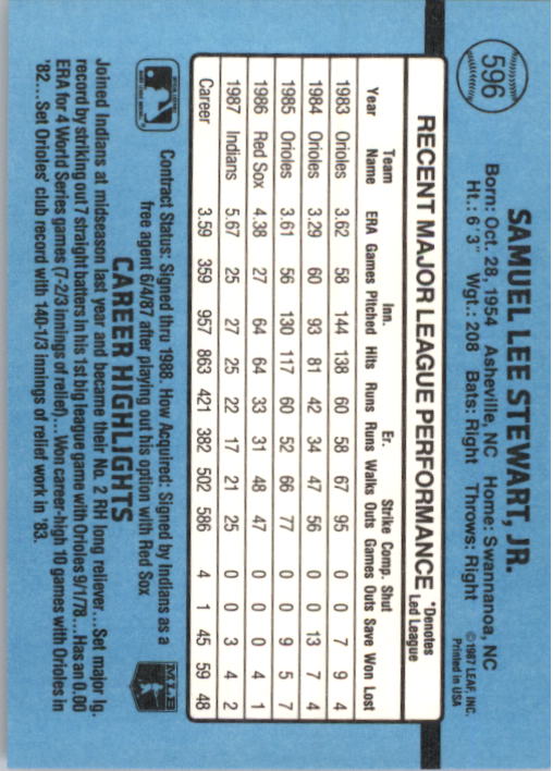 B2120- 1988 Donruss Baseball Cards 501-660 +Inserts -You Pick- 15+ FREE US SHIP - Picture 203 of 378