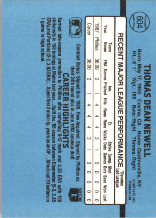 B2120- 1988 Donruss Baseball Cards 501-660 +Inserts -You Pick- 15+ FREE US SHIP - Picture 219 of 378