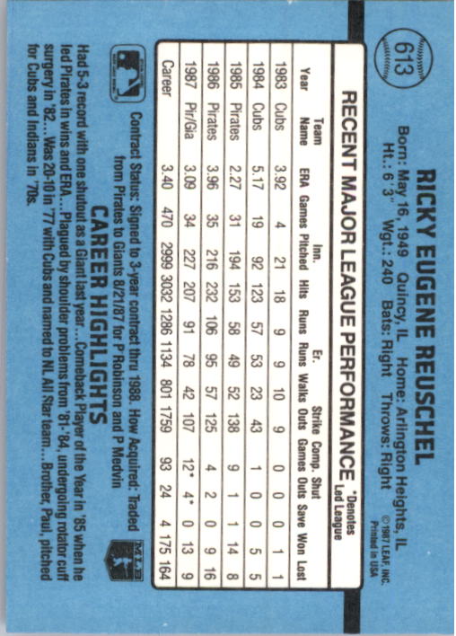 B2120- 1988 Donruss Baseball Cards 501-660 +Inserts -You Pick- 15+ FREE US SHIP - Picture 237 of 378