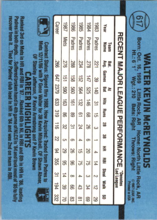 B2120- 1988 Donruss Baseball Cards 501-660 +Inserts -You Pick- 15+ FREE US SHIP - Picture 245 of 378