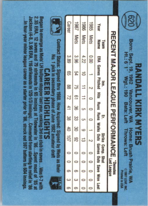 B2120- 1988 Donruss Baseball Cards 501-660 +Inserts -You Pick- 15+ FREE US SHIP - Picture 251 of 378