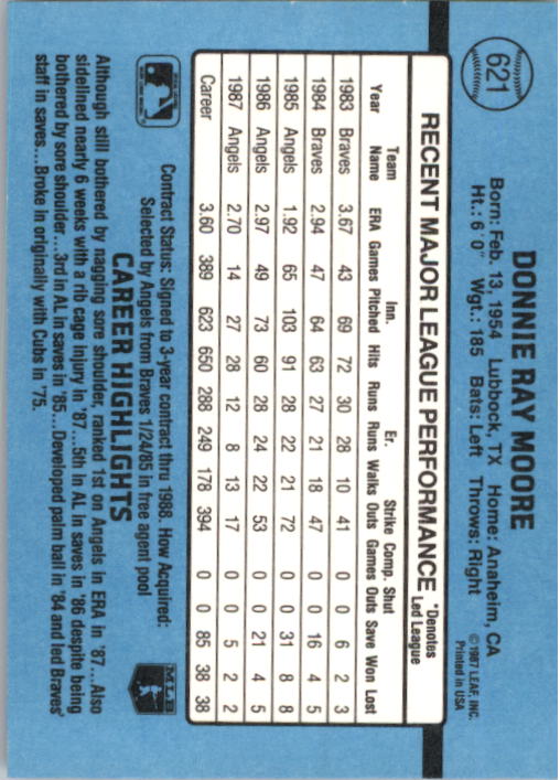 B2120- 1988 Donruss Baseball Cards 501-660 +Inserts -You Pick- 15+ FREE US SHIP - Picture 253 of 378