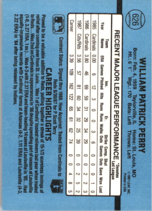B2120- 1988 Donruss Baseball Cards 501-660 +Inserts -You Pick- 15+ FREE US SHIP - Picture 263 of 378