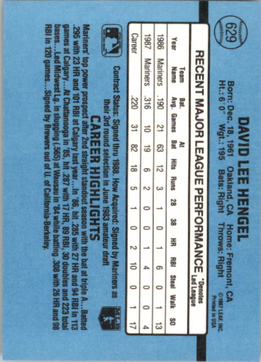B2120- 1988 Donruss Baseball Cards 501-660 +Inserts -You Pick- 15+ FREE US SHIP - Picture 269 of 378