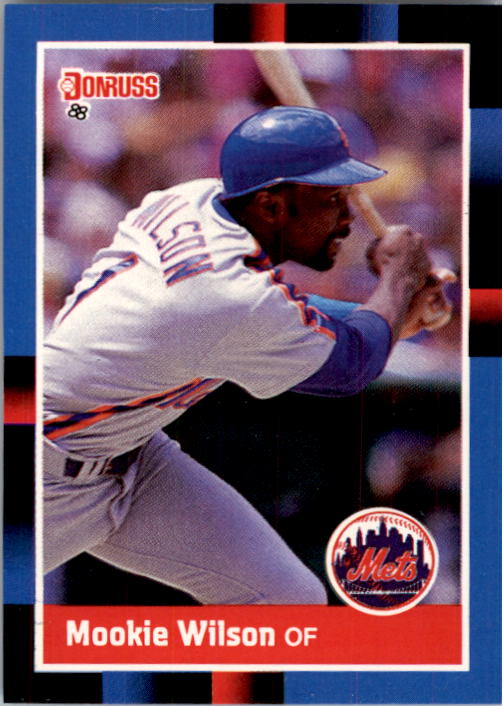 1988 Donruss #652 Mookie Wilson NM-MT SP New York Mets - Under the