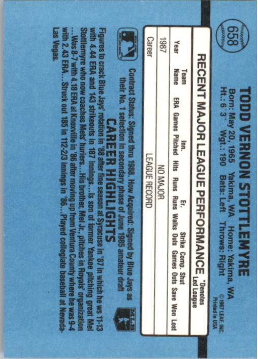 B2120- 1988 Donruss Baseball Cards 501-660 +Inserts -You Pick- 15+ FREE US SHIP - Picture 327 of 378