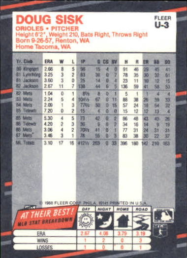 B2793- 1988 Fleer Update BB Card #s 1-132 +Rookies -You Pick- 15+ FREE US SHIP - Picture 7 of 253