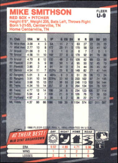 B2793- 1988 Fleer Update BB Card #s 1-132 +Rookies -You Pick- 15+ FREE US SHIP - Picture 19 of 253