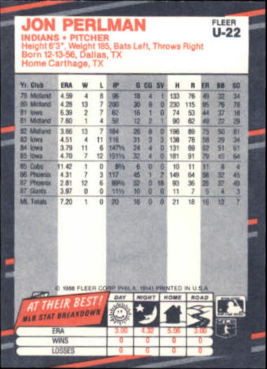 B2793- 1988 Fleer Update BB Card #s 1-132 +Rookies -You Pick- 15+ FREE US SHIP - Picture 45 of 253