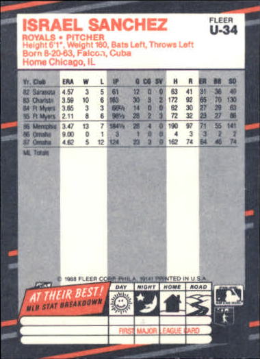 B2793- 1988 Fleer Update BB Card #s 1-132 +Rookies -You Pick- 15+ FREE US SHIP - Picture 69 of 253